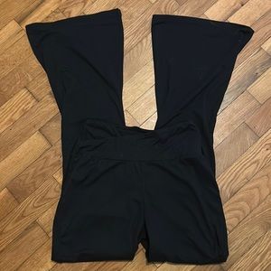 Black flare leggings size small